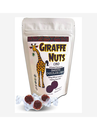 Giraffe Nuts Infused Caramels - Smooth Chocolate